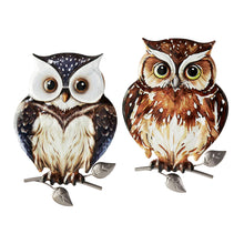 Load image into Gallery viewer, Majestic Owl Wall Decor, 2 Ast