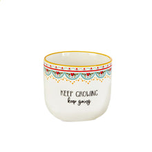 Load image into Gallery viewer, Pot,3.5in, Ceramic,Growing Sentiments, 3 Assorted
