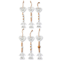Load image into Gallery viewer, Keepsake Angel Ornament w/Sentiment, 6 Asst