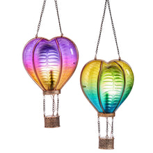Load image into Gallery viewer, Hanging Hot Air Balloon Solar Lantern, 3 Ast