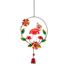 Load image into Gallery viewer, Solar Mushroom Bell Chime, 3 Asst