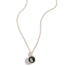 Load image into Gallery viewer, Necklace, Sky Light, Gold, Waning Gibbous, 5D