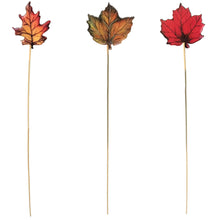Load image into Gallery viewer, Fall Leaves Plant Pick Assorted