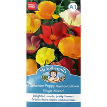 Load image into Gallery viewer, Cali Poppy - Single Mix Seeds, Mr Fothergills