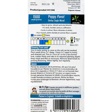 Load image into Gallery viewer, Cali Poppy - Single Mix Seeds, Mr Fothergills