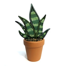 Load image into Gallery viewer, Stained Glass Potted Plant Decor, 4 Assorted