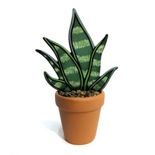 Load image into Gallery viewer, Stained Glass Potted Plant Decor, 4 Assorted