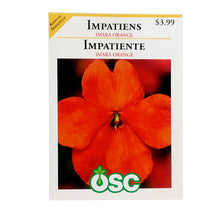 Load image into Gallery viewer, Impatiens - Imara Orange Seeds, OSC