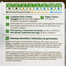 Load image into Gallery viewer, Pepper - Jimmy Nardello Seeds, NW