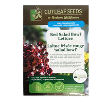 Load image into Gallery viewer, Lettuce - Red Salad Bowl Seeds, NW