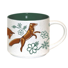 Load image into Gallery viewer, Ceramic Mug, Foxes, 16oz