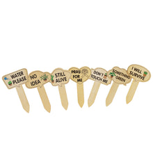 Load image into Gallery viewer, Plant Saying Plant Picks, 15 Assorted