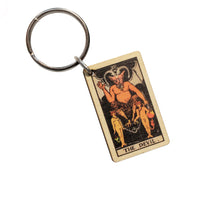 Load image into Gallery viewer, Wooden Tarrot Card Keychain