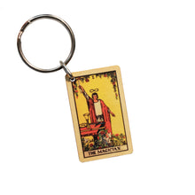 Load image into Gallery viewer, Wooden Tarrot Card Keychain