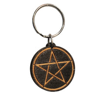 Load image into Gallery viewer, Wooden Spiritual Keychain