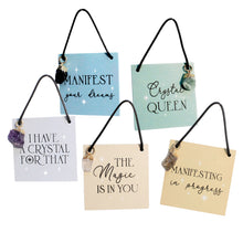 Load image into Gallery viewer, Decor Crystal Signs