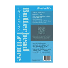 Load image into Gallery viewer, Butterhead Lettuce - Seeds,