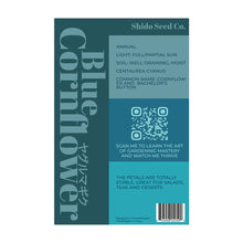 Load image into Gallery viewer, Cornflower Blue - Seeds,