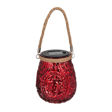 Load image into Gallery viewer, LED Lantern, Holiday Poinsettia