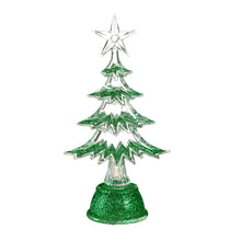 Load image into Gallery viewer, LED Mini Resin Christmas Tree, 6.5in, Color Chang