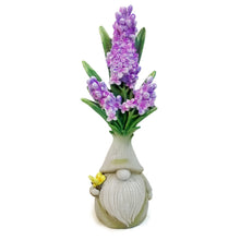 Load image into Gallery viewer, Decor 10in Gnomes with Flowers Assorted