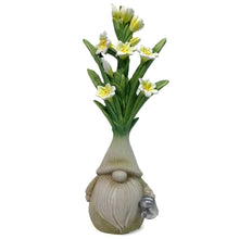 Load image into Gallery viewer, Decor 10in Gnomes with Flowers Assorted