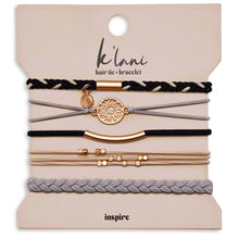 Load image into Gallery viewer, K'lani Hair Tie + Bracelet - Inspire, Large