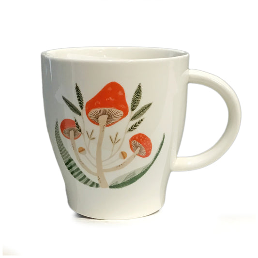 Ceramic Mushroom Mug, 4 Styles