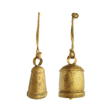 Load image into Gallery viewer, Metal Antique Brass Bell Ornaments