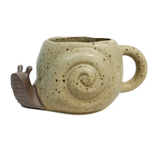 Load image into Gallery viewer, Stoneware Mug Reactive Glaze 12oz Snail