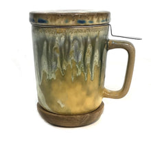 Load image into Gallery viewer, Stoneware Mug 10oz, W/ Strainer
