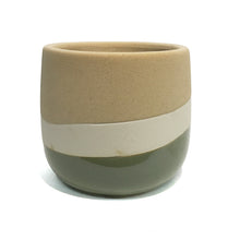 Load image into Gallery viewer, Pot, 6in, Stoneware Tri-Color, 2 Asst