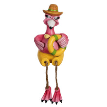 Load image into Gallery viewer, Dangly Long Legged Flamingo Shelf Sitter, 3Ast