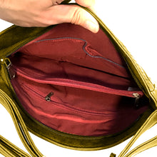 Load image into Gallery viewer, Bria Large Diagonal Zipper Crossbody Bag,