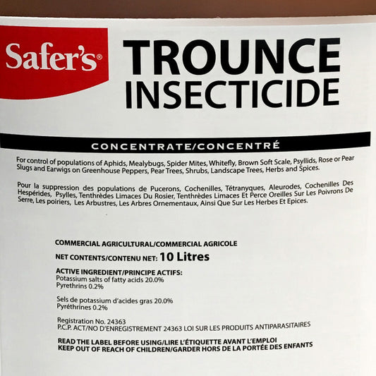 Safer's Trounce, Concentrate, 10L