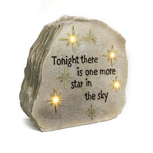 Load image into Gallery viewer, Memorial Stone, Solar, Star In The Sky