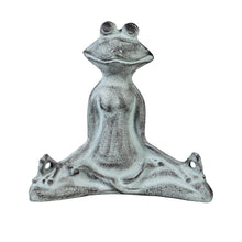 Load image into Gallery viewer, Statue, Resin, Yoga Frog