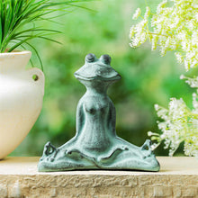 Load image into Gallery viewer, Statue, Resin, Yoga Frog