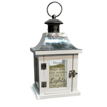 Load image into Gallery viewer, Lantern with LED Candle, Memorial, 2 Asst