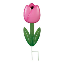 Load image into Gallery viewer, Garden Stake, Metal Tulip, 3 Assorted