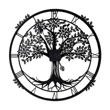Load image into Gallery viewer, Metal Outdoor Tree Clock