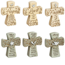 Load image into Gallery viewer, Decor Inspirational Cross, 6 Ast