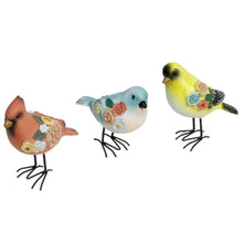 Load image into Gallery viewer, Decor, Resin Bird w/ Metal Feet