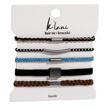 Load image into Gallery viewer, K'lani Hair Tie + Bracelet - Hustle, Medium