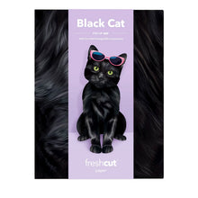 Load image into Gallery viewer, Black Cat 3D, Pop-Up Card