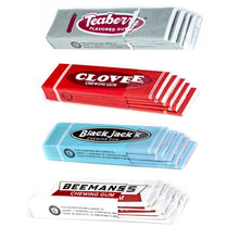 Load image into Gallery viewer, Retro Gum, Black Jack, Beeman, Clove, Teaberry