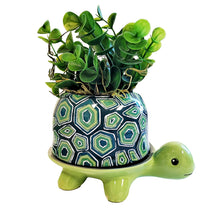 Load image into Gallery viewer, Planter, Ceramic, Footed Turtle