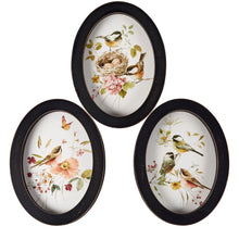 Load image into Gallery viewer, Hanging Wall Decor, Chickadees, 3 Assorted