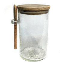 Load image into Gallery viewer, Canister, Glass, Spoonhold, Large