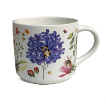 Load image into Gallery viewer, Porcelain Mug W/ Coaster Lid, Nectar Meadows